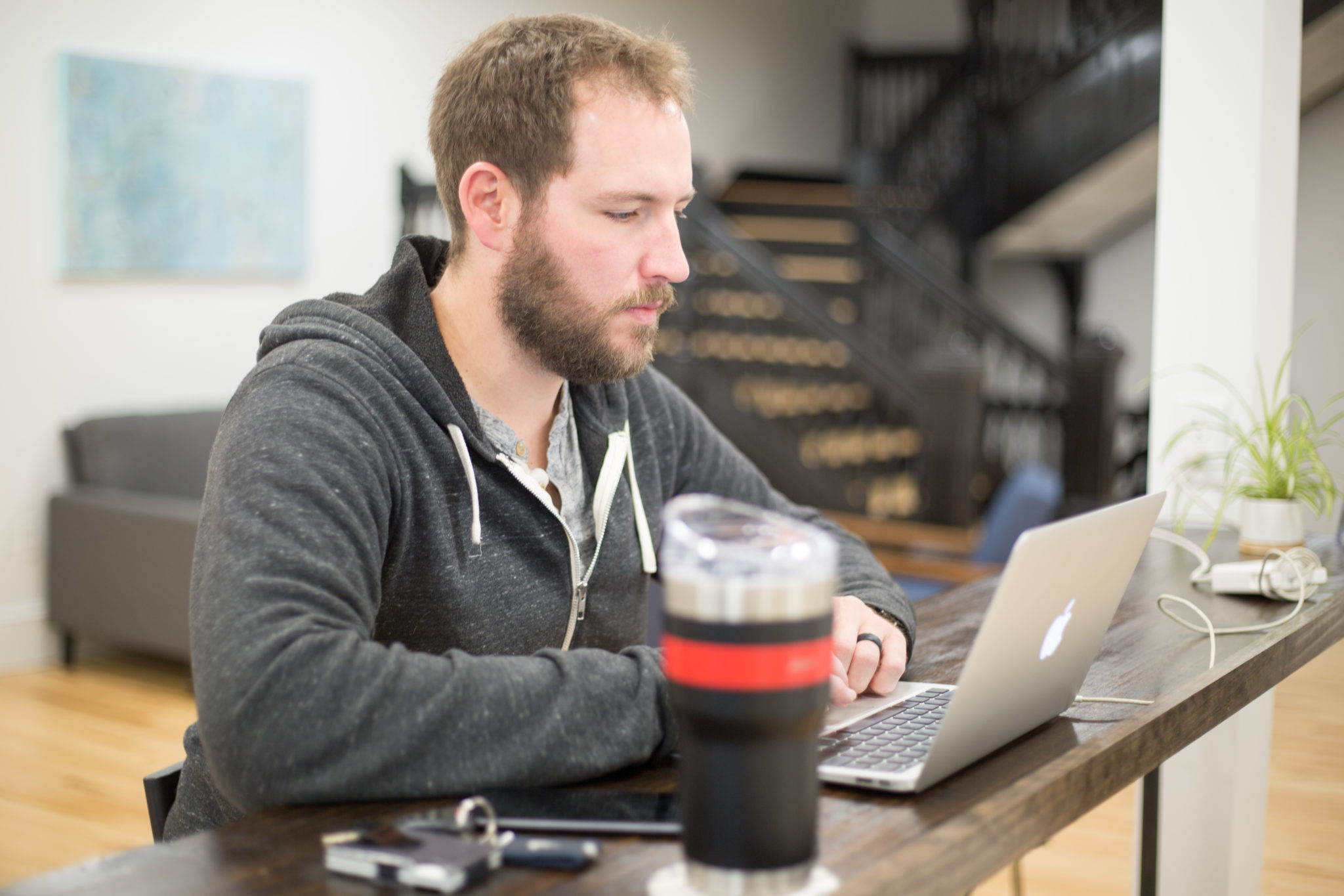 Man Laptop Royalty-Free Stock Photo