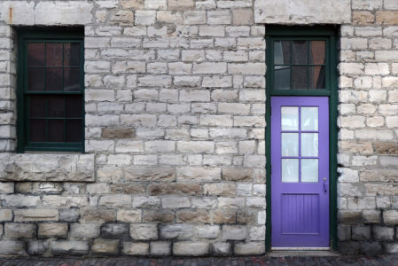 Brick Building Door