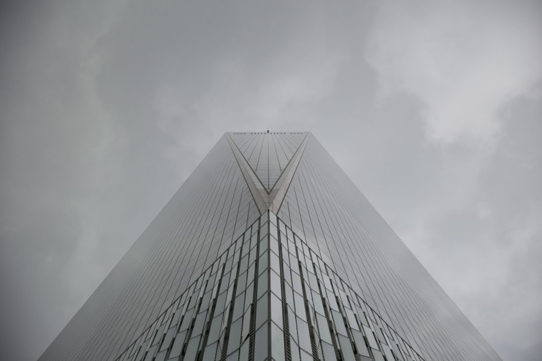Free stock image of Tall Skyscraper Clouds