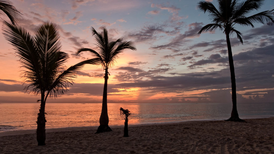 Tropical Beach Sunset - beach photos