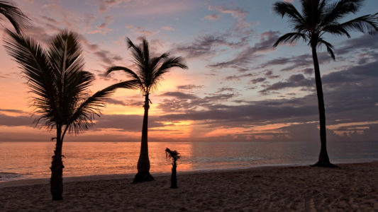 Tropical Beach Sunset - beach photos