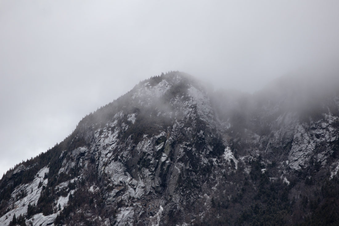Free stock image of Mountain Cliff Fog