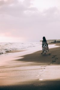 Woman Beach Sand