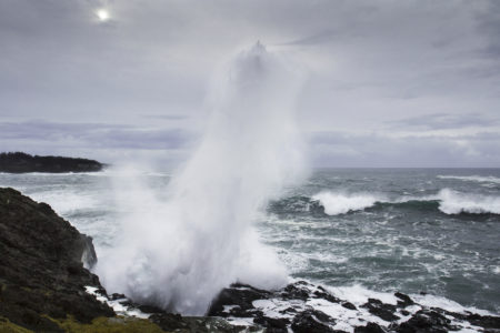 Waves Crashing