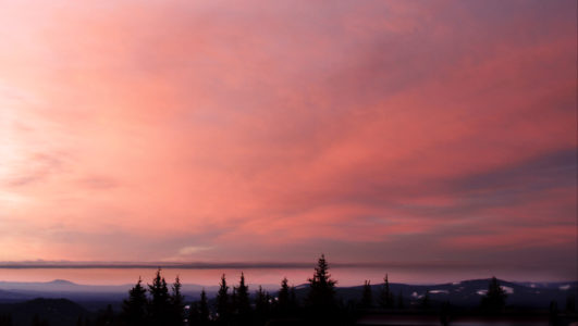 Pink Sunset Clouds