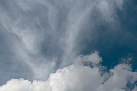 Puffy Clouds Sky