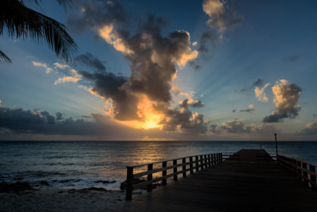 Tropical Pier Sunset