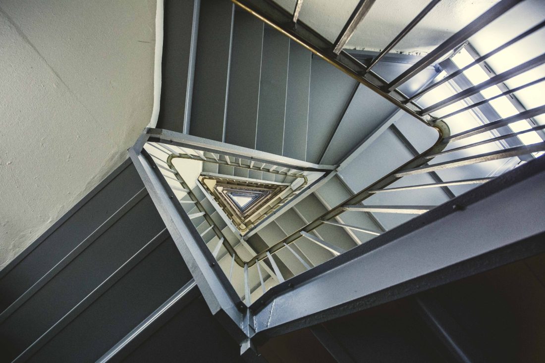Free stock image of Triangle Staircase