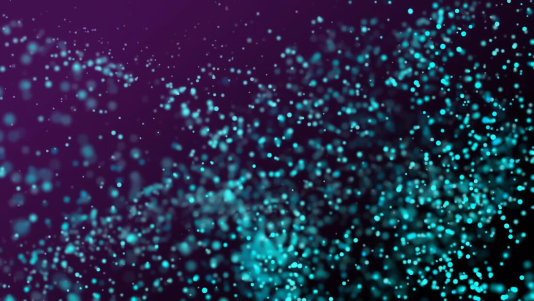 Free stock image of Abstract Particles Blue