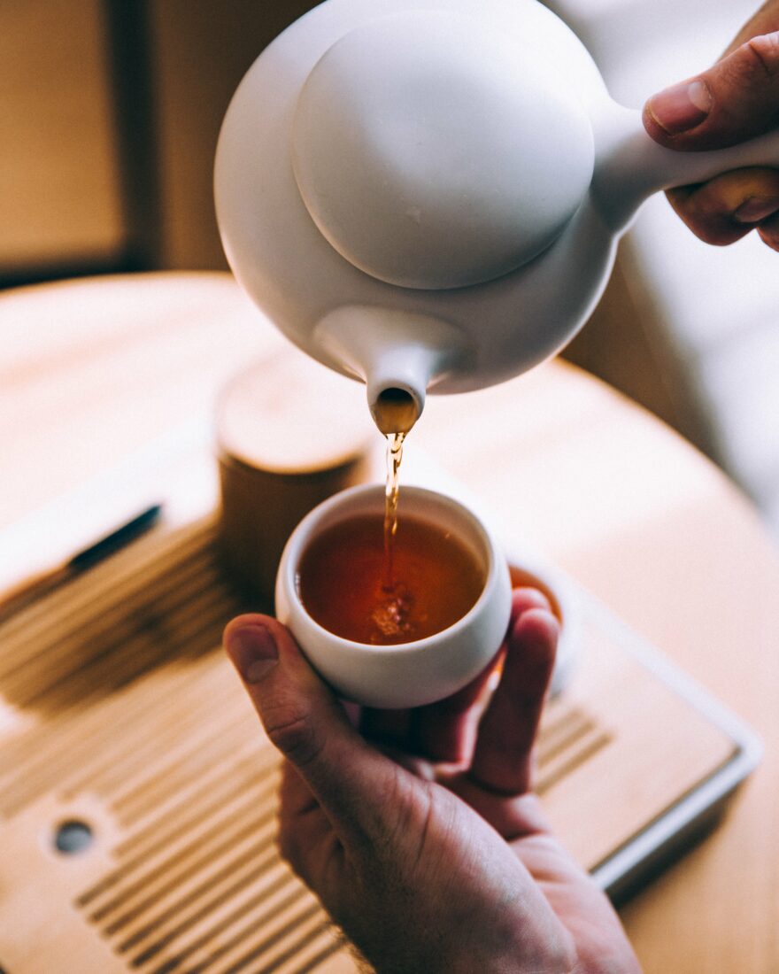 Free stock image of Hands Pouring Tea