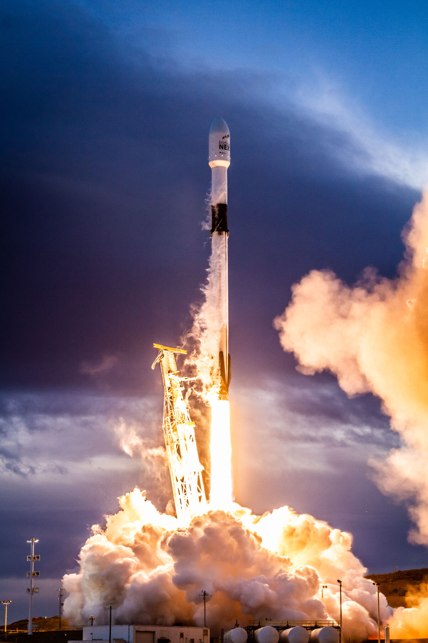 Rocket Liftoff Smoke Royalty-Free Stock Photo