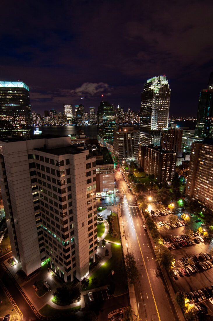 Free stock image of City Buildings Night
