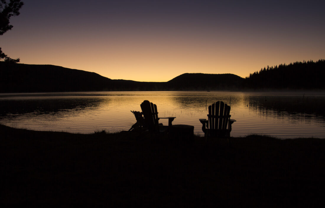 Free stock image of Lake Sunset Landscape