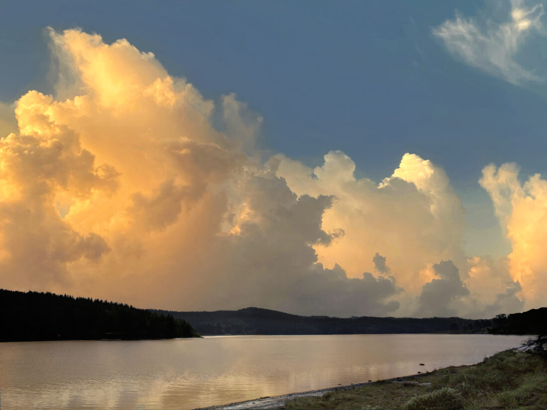 Golden Clouds Landscape Free Stock Photo   ISO Republic