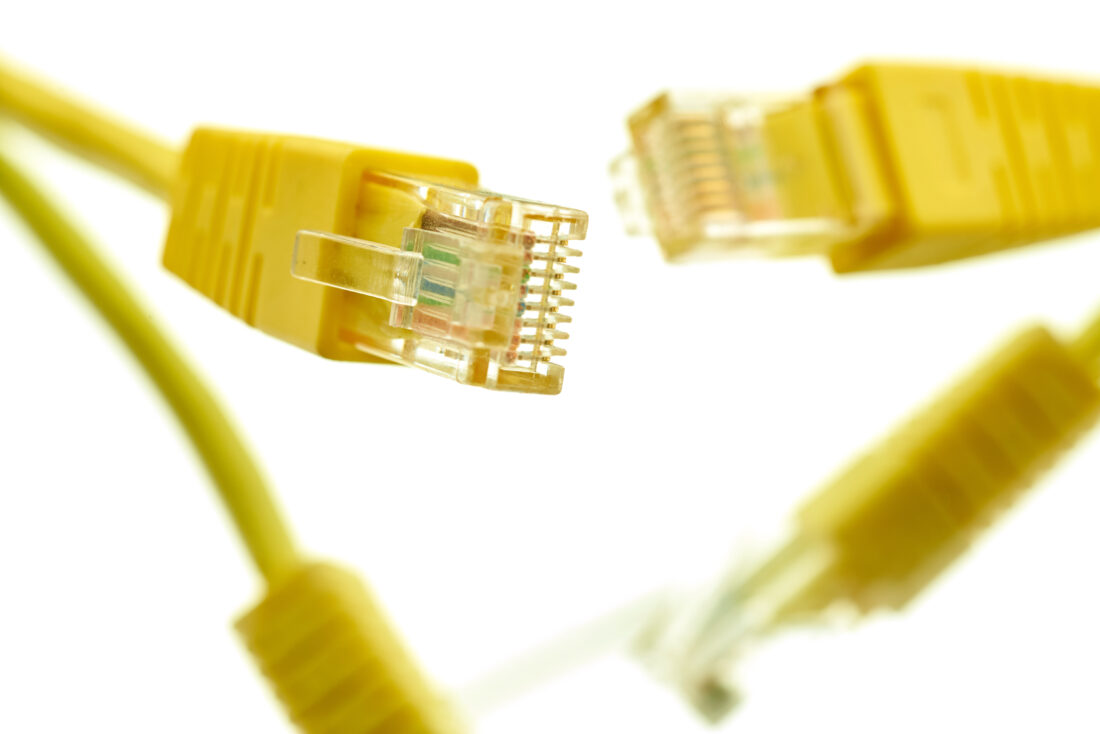 Free stock image of Network Cable Close