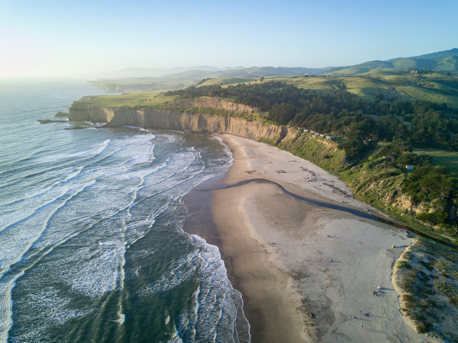 Aerial Beach Royalty-Free Stock Photo