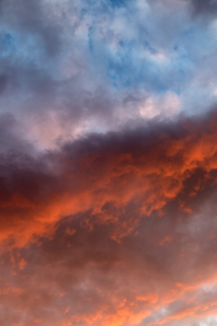 Free stock image of Colorful Sunset Clouds