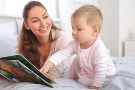 Mother Child Reading