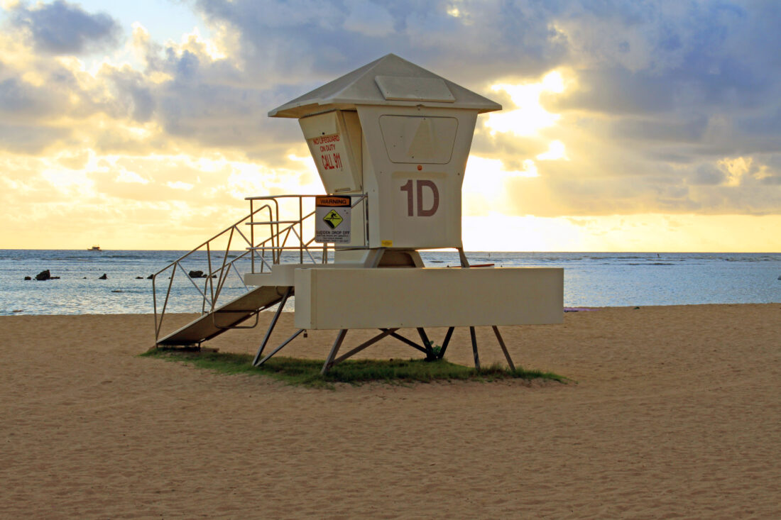 Free stock image of Tower Ocean Beach