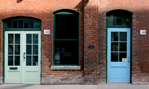 Brick Building Facade