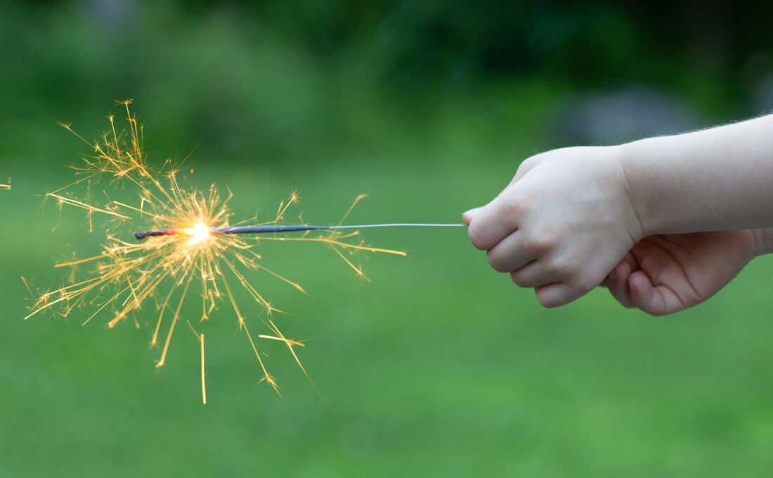 Free stock image of Sparklers Fireworks Holiday