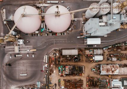 Industrial City Aerial