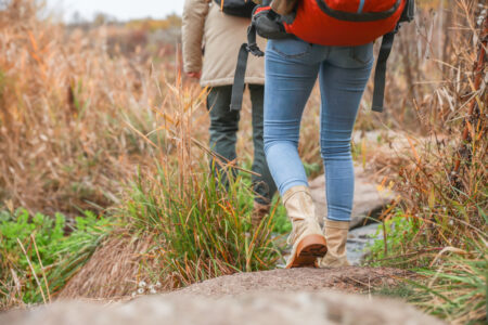 Hikers Hiking Trail