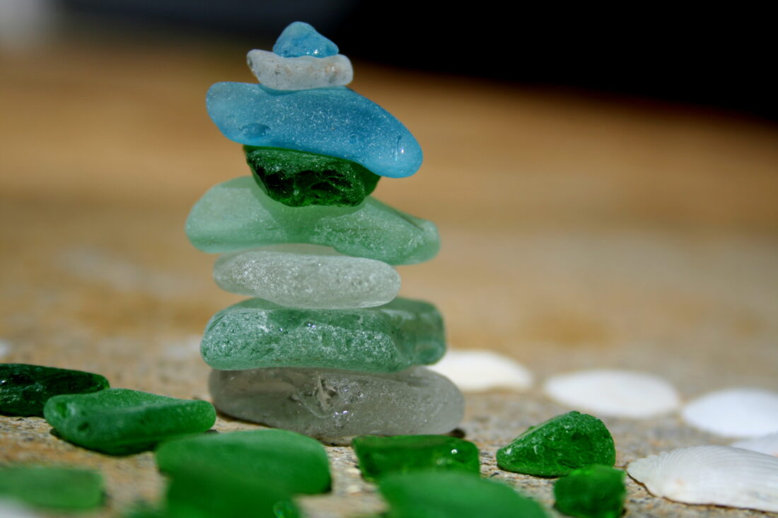 Free stock image of Colorful Sea Glass