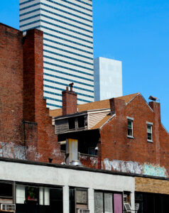 Brick Building Graffiti