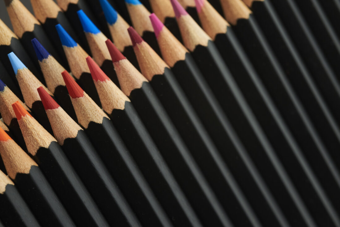 Free stock image of Colored Pencils Background