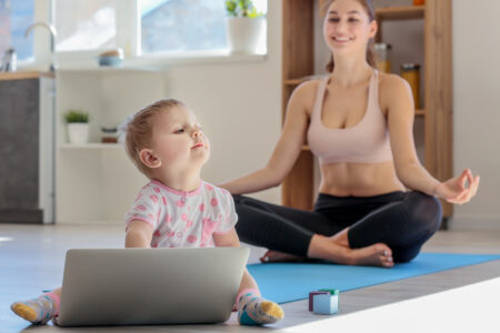 Yoga Person Child