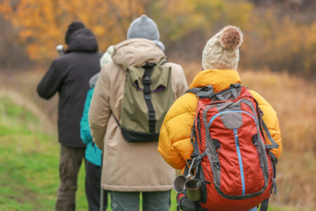 Vacation Hiking People