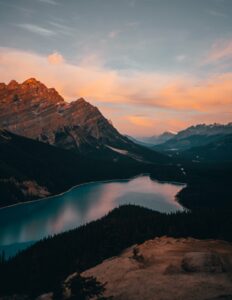 Mountain Lake Dusk