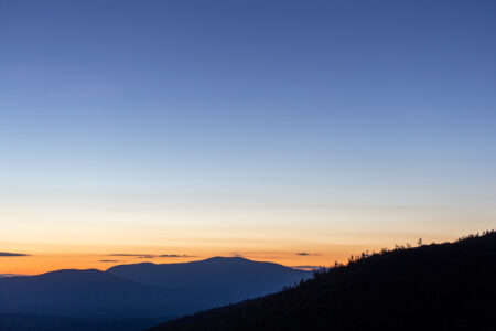 Mountain Sunset Sky