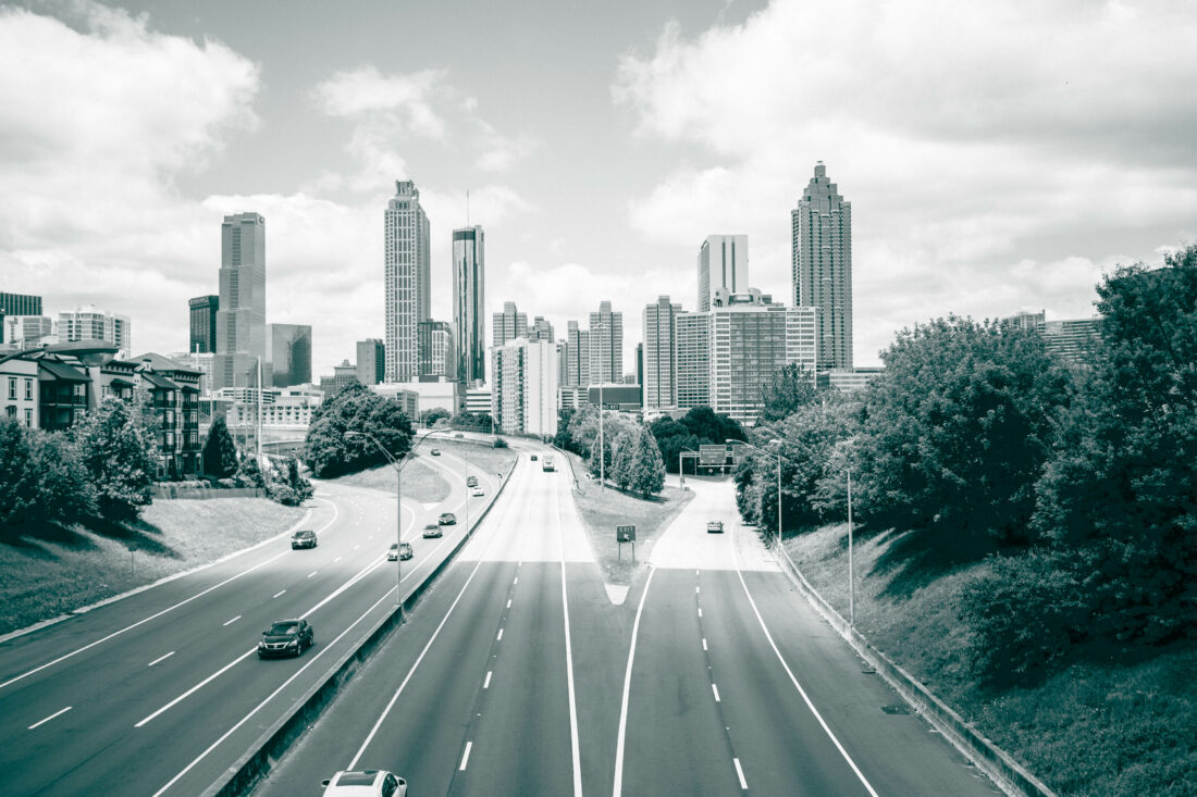 Free stock image of City Highway Driving