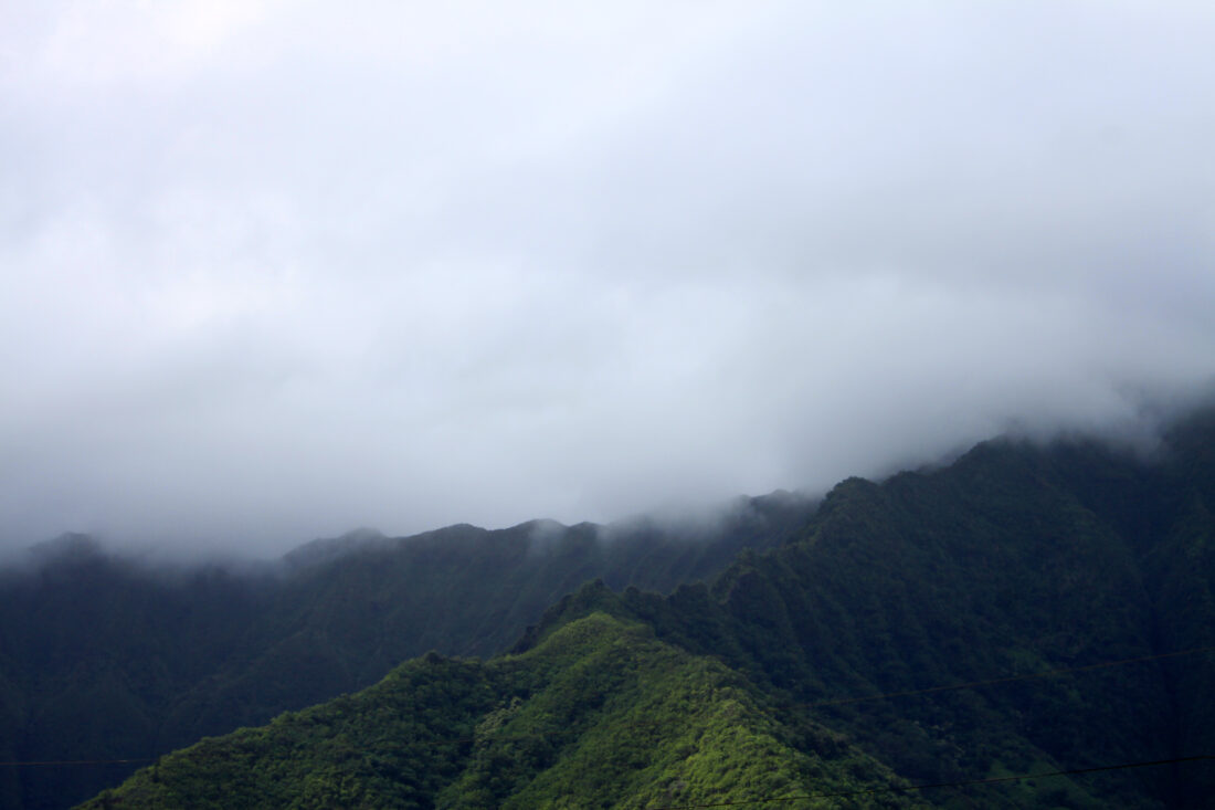 Free stock image of Foggy Mountain Landscape