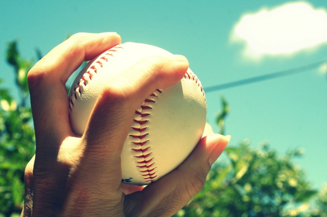Free stock image of Hand Baseball Ball