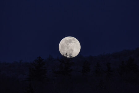 Moon Night Sky