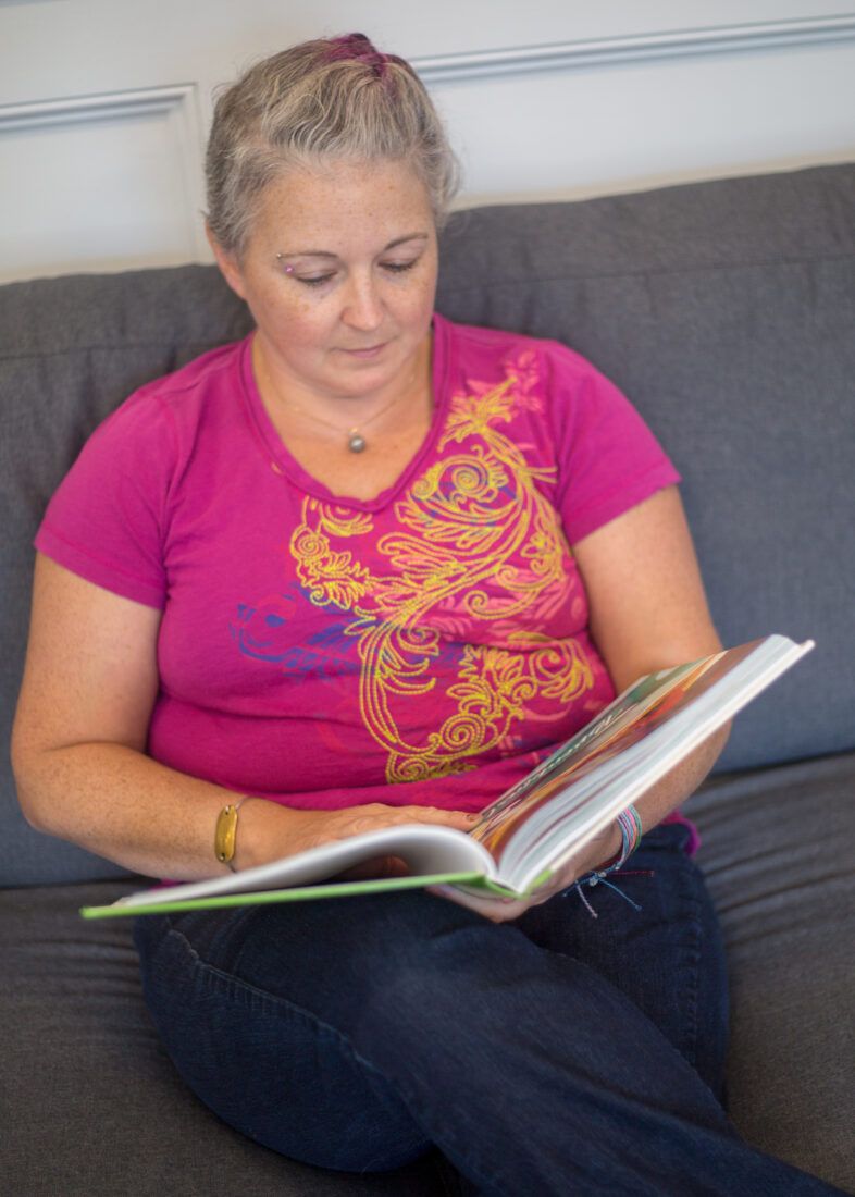 Free stock image of Woman Reading Book