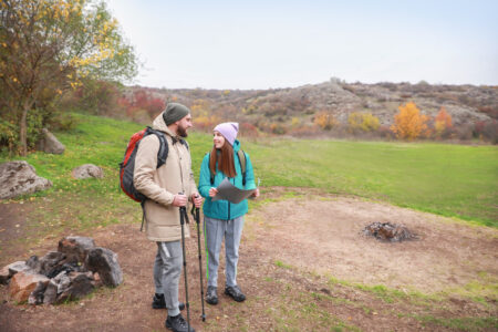 Young Couple Hiking