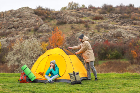 Couple Camping Tent