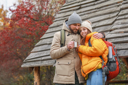 Couple Outdoors Portrait