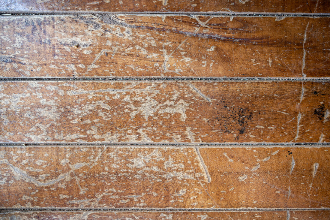 Free stock image of Worn Wooden Floor