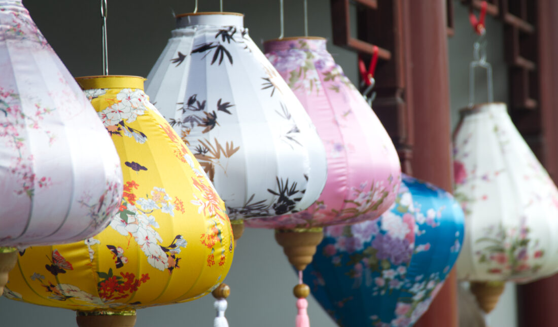 Free stock image of Chinese Lanterns Colorful
