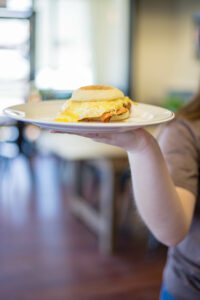 Sandwich Plate Food