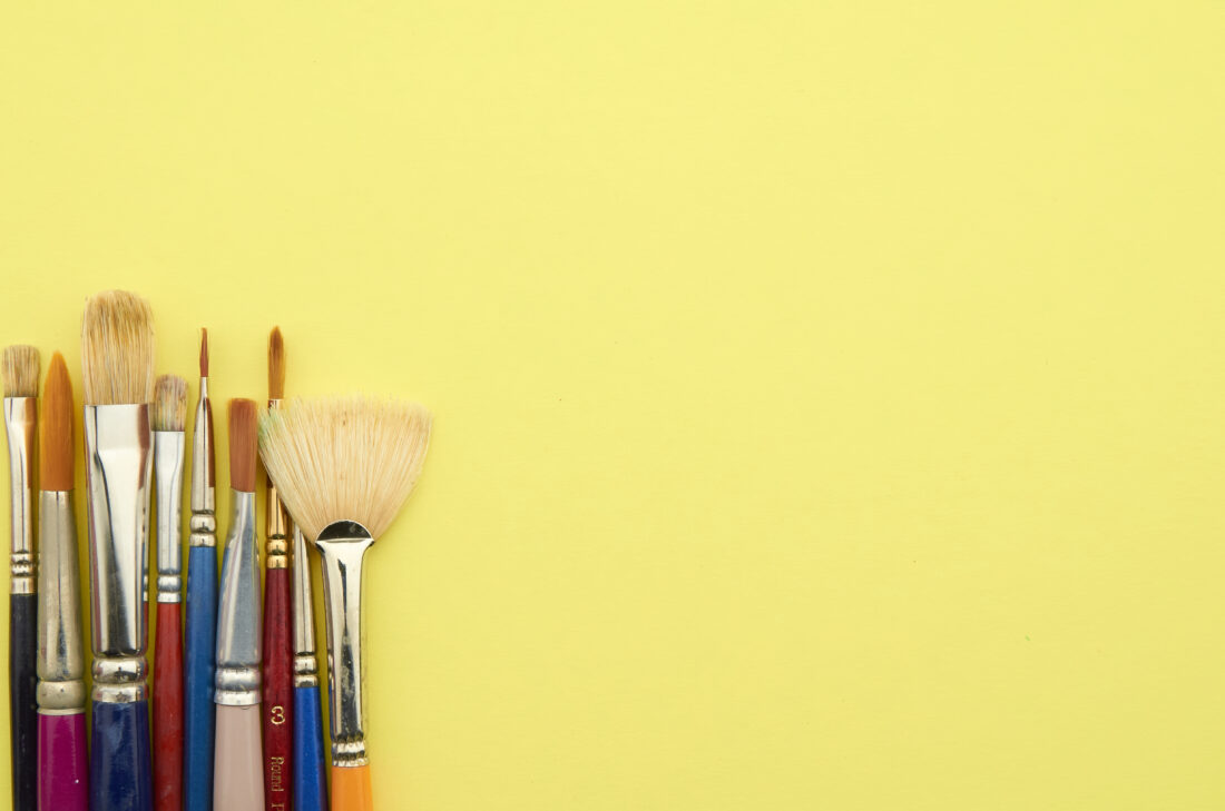 Free stock image of Paint Brushes Background