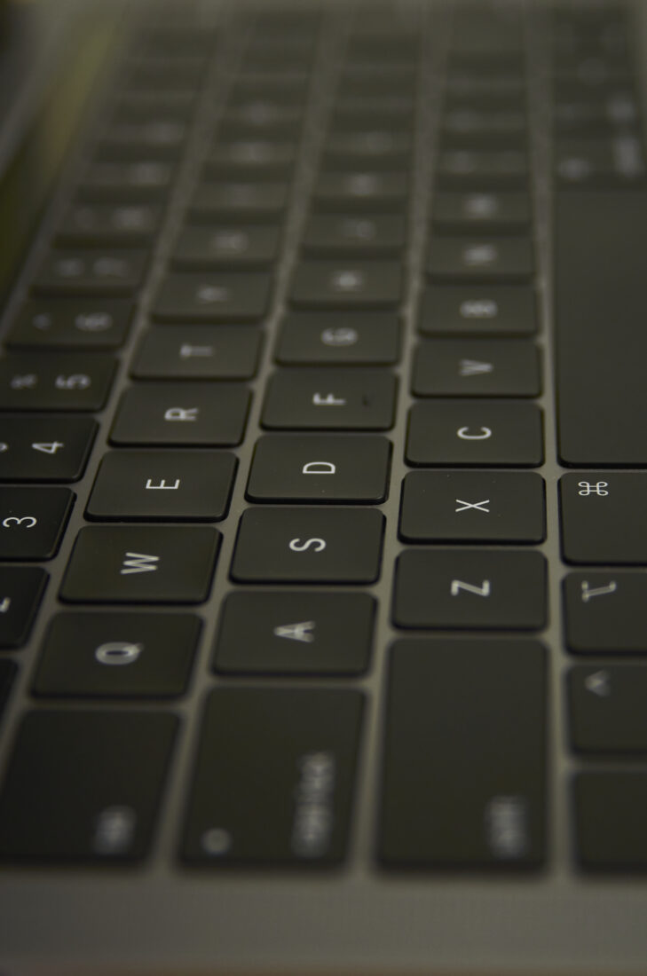 Free stock image of Laptop Keyboard Close