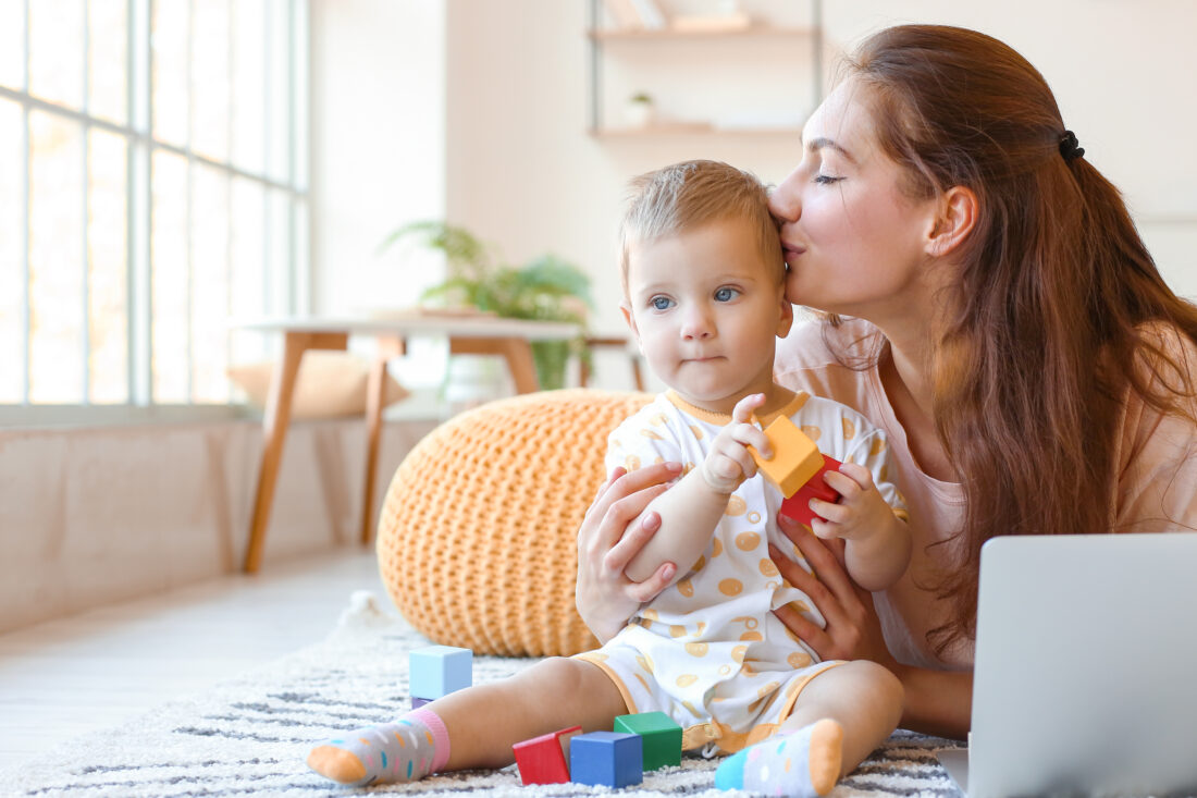 Free stock image of Mother Kissing Baby