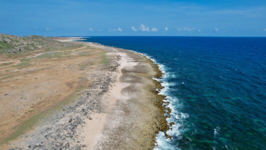 Aerial Ocean Water