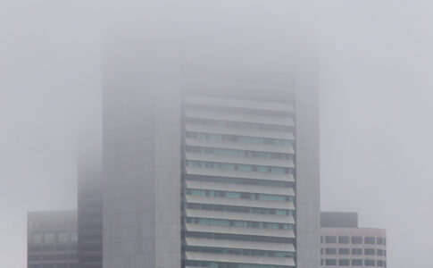 Foggy City Building